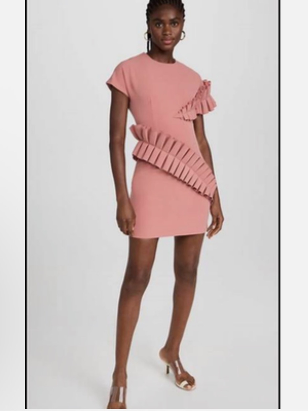 ANDREA IYAMAH Elegant Ruffle-Detail Mini Dress - Picture 14 of 16